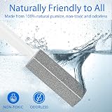 FAZMoss 2 Pack Pumice Stone Toilet Brush with Long Handle for Cleaning view 7