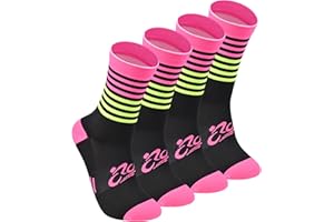 WINDCROSSER Mens and Womens Anti Odor Blister Resistant Seamless Thin Compression Quarter Crew Athletic Cycling Socks