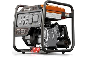 Efurden 4400-Watts Portable Inverter Generator, Open Frame Generator Gas Powered, RV Ready, Emergency Home Backup, with ECO Mode