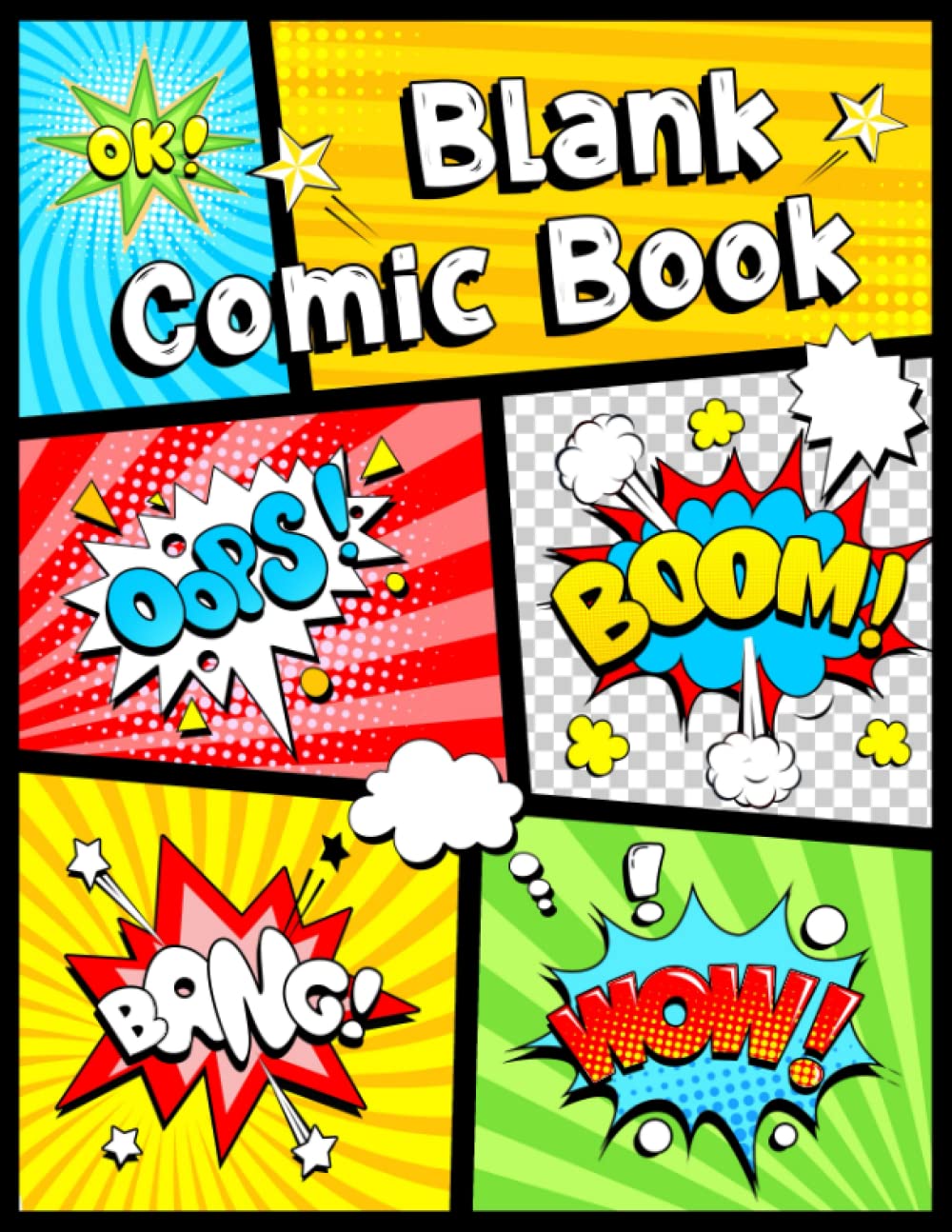 Mua Blank Comic Book: Draw Your Own Comics, Comic Panels for Drawing ...