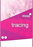 Silvine A4 Tracing Pad, Pack of 1