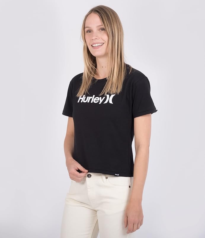 W Oceancare O&o SS Tee Maglietta, Nero, L Donna
