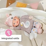 Baby Annabell Sweetie Mauve 30cm Soft Body Doll with Rattle from Birth view 3