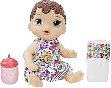 baby alive real as can be brown hair