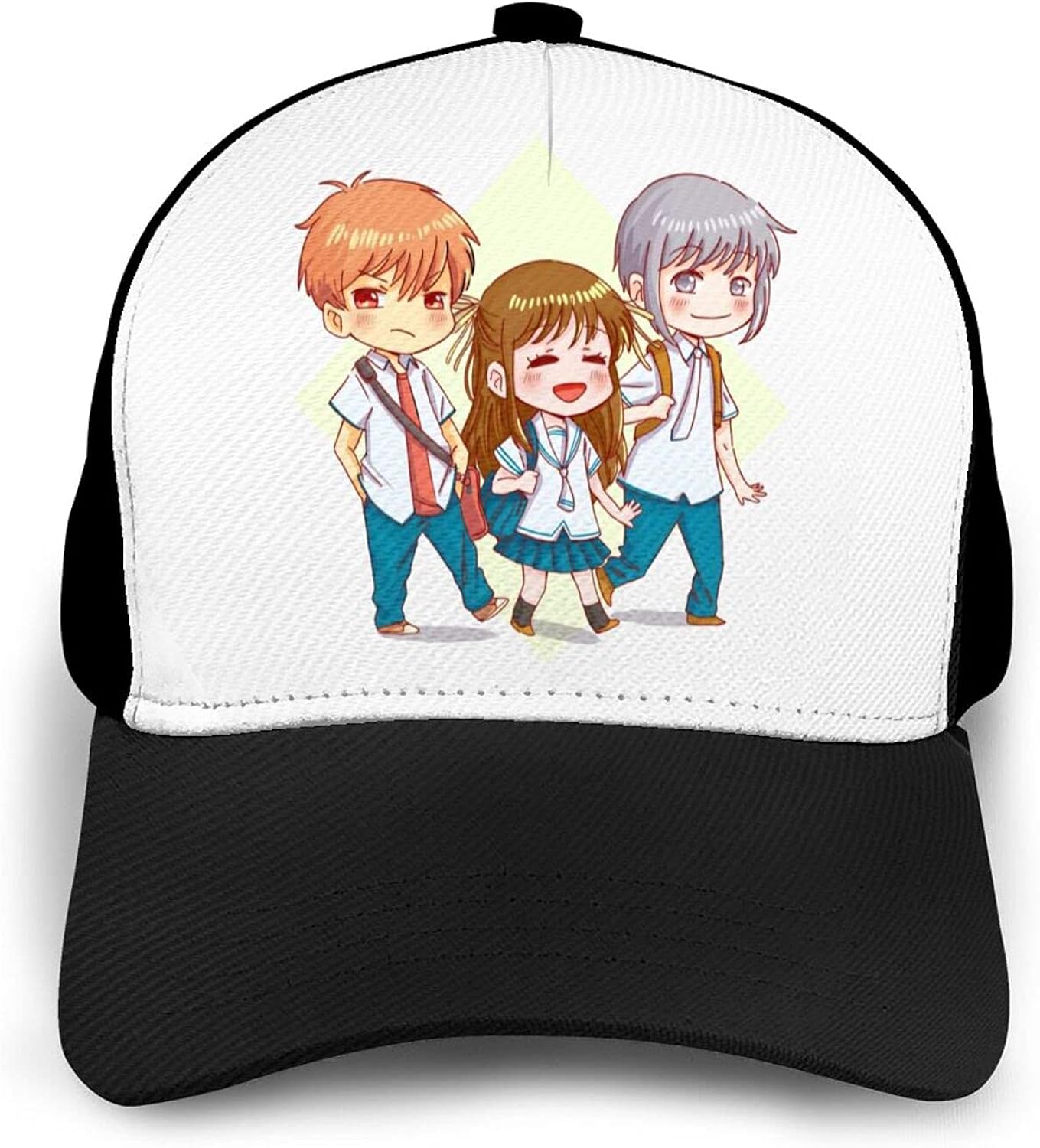 DAPERCI Fruits Basket Anime Hat Baseball Cap Washable Dad Hat Men Women
