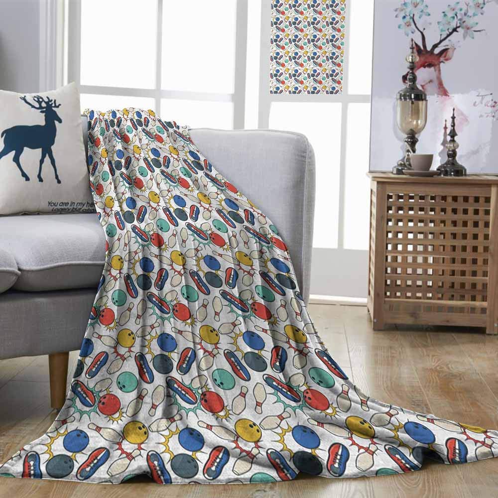 Amazon Com Zmstroy Sofa Blanket Bowling Party Spread Skittles