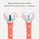 Frida Baby Toothhugger U-Shaped Toddler Toothbrush Pink 3-Sided Bristles view 5