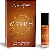 Resin (Myrrha) Essential Oil Roll-On Blend by Aromafume | 10ml / 0.33 fl oz | Made with Commiphora Myrrha Extracts | Ideal for Aromatherapy, Meditation, Spiritual Wellness | Non-Toxic | Resin Incense