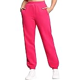 THE GYM PEOPLE Women's Fleece Sweatpants Warm Workout Joggers Pants with Pockets