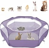 Pawaboo Small Animals Playpen Breathable Waterproof Tent Purple