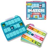 Chuckle &amp; Roar Travel Matching Puzzle, Matching and More, 20 Cards | 40 Activities, Grow-With-Me Play, Sequencing &amp; Press-Your-Luck Play, Solo or 2 Players, Card Holder, Toddler Travel Toys