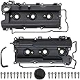 MILIPARTS Pair Valve Covers Compatible with 2005-2019 Nissan Frontier 05-15 Xterra 05-12 Pathfinder NV1500 2500 3500 4.0L V6 Replacement 13264-EA210 13264-EA200