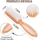 Olicky 4 Pcs Nail Clean Brush Set for Fingers Toes Home Salon Use view 2