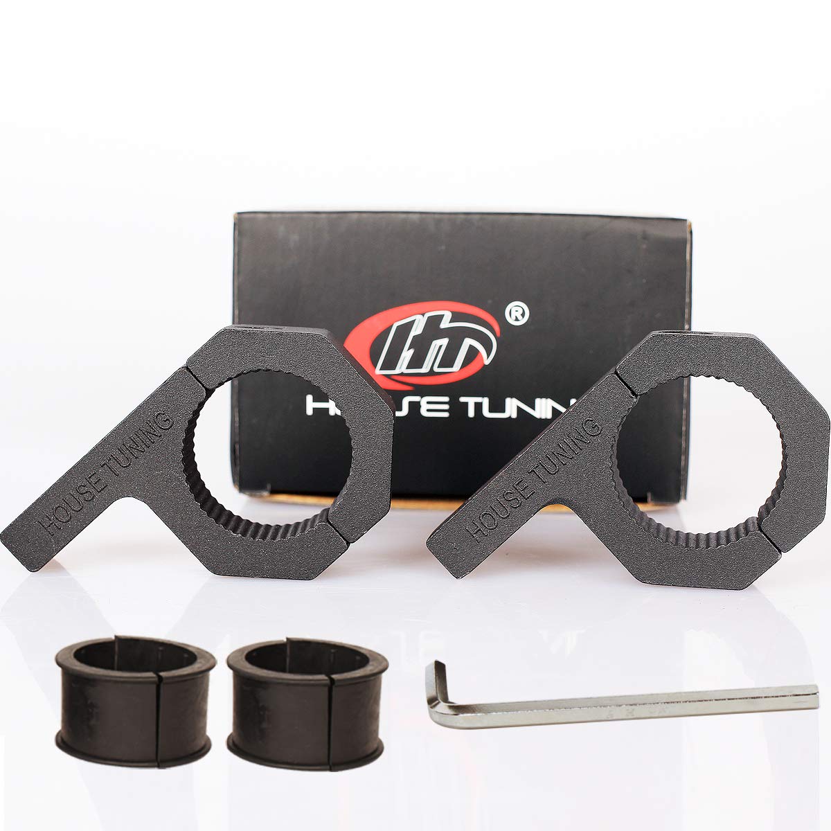 Photo 1 of ***FACTORY SEALED***
House Tuning 1.125" Tube Clamp Mount Bracket,Roof Roll Cage Holder for Whips,Shovel, LED Light Bar (Pack of 2) (2pcs-1.125" Clamp)