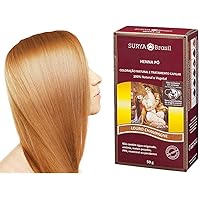 Henna em Pó Natural 50g - Surya Brasil - Castanho Dourado | Amazon.com.br