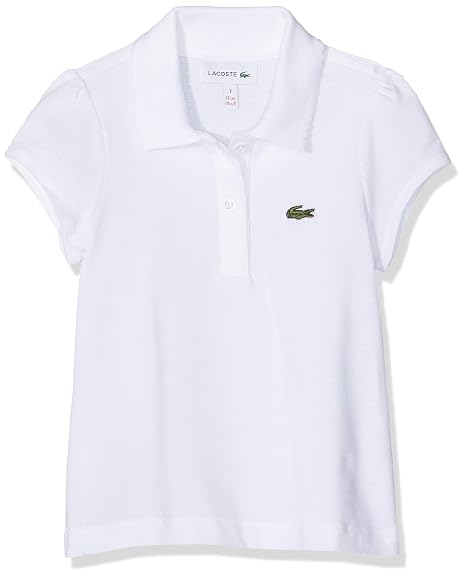 Lacoste Yellow polo shirt for girl with crocodile A/Y