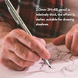 Nicpro 6PCS Metal Mechanical Pencils Set 0.3 0.5 0.7 0.9mm Lead Holder 2mm view 5