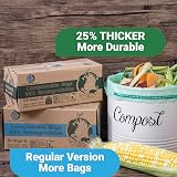 Greener Walker 10L Compostable Bin Liners EN13432 150 Bags 6/10/30L view 3