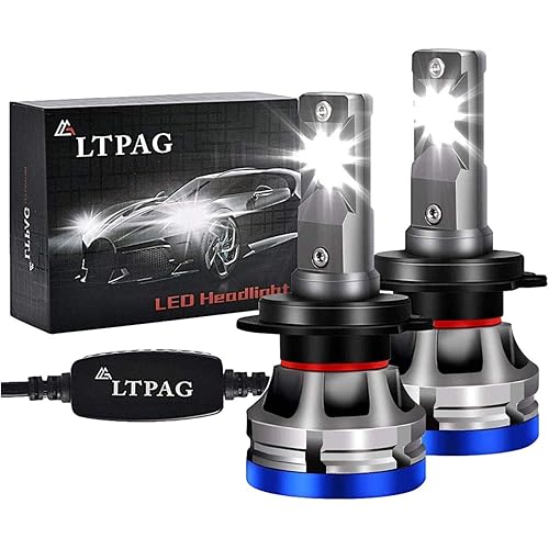 H11 LED Headlights Bundle with H11 LED Fog Lights, Low Beam and Fog Lights Combo, 6000K Bright White, Halogen Replacement, Quick Installation