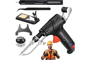 DAIOAI Ayyecoeeye Welder Set, Internally Heated Industrial Laser Welding Tools, Multi-function Soldering Iron Soldering Gun Set, for Electronics Welding Repair DIY (Applicable to 110V Voltage, Black)