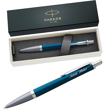 PARKER Kugelschreiber URBAN PREMIUM Dark Blue C.C. 1931565 mit persönlicher Laser-Gravur