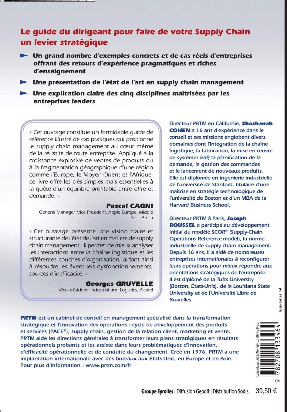 Avantage Supply Chain Les 5 Leviers Pour Faire De Votre Supply Chain Un Atout Competitif Performance Qualite French Edition Cohen Shoshanah Roussel Joseph 9782708133464 Amazon Com Books