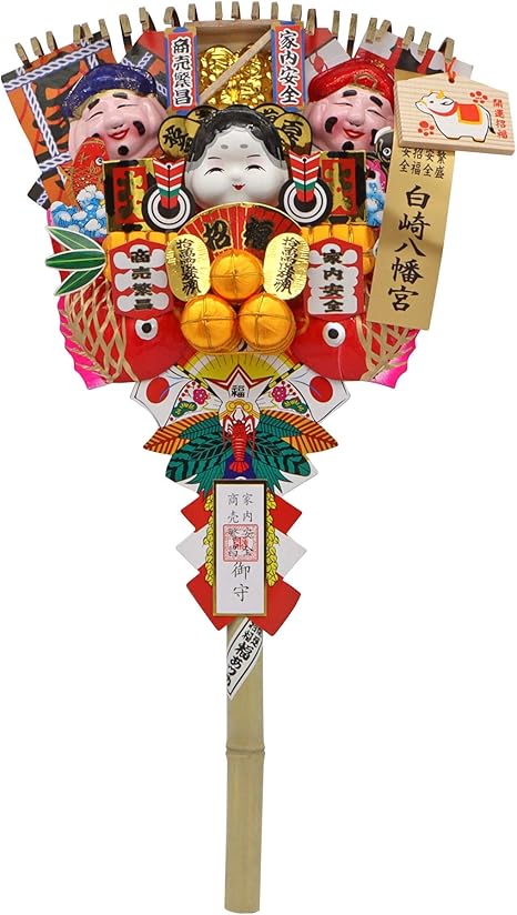 Amazon 熊手1号 小 開運 金運 財運up 家内安全 交通安全 21年 令和３年 丑年 縁起物 神社でお清め お祓い済み 置物 オブジェ オンライン通販