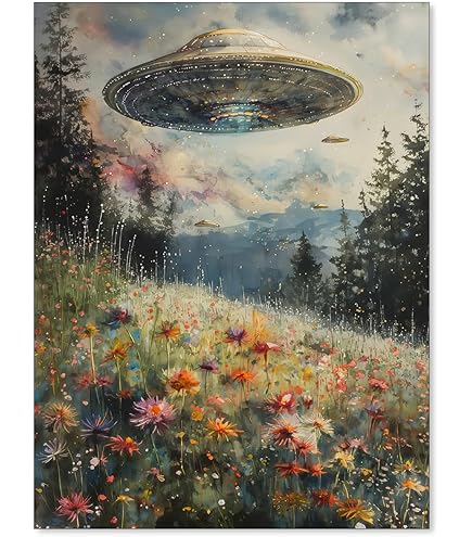 Amazon.com: Nuremberg UFO Phenomenon 1561 Poster Print by Science