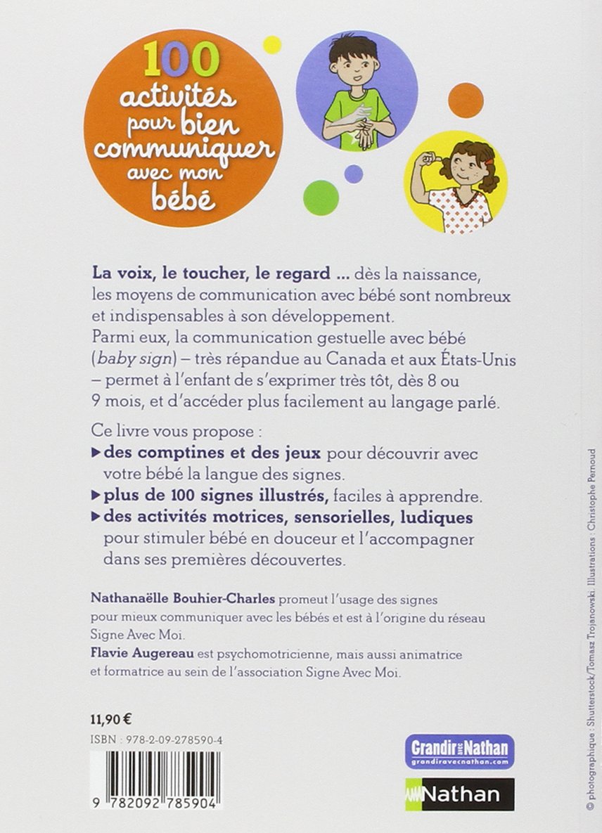 Amazon Fr 100 Activites Pr Communiq Bebe Bouhier Charles Nathanaelle Augereau Flavie Nicolle Isabelle Pernoud Christophe Livres