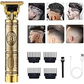 RQTYBUI Hair Clippers for Men, Cordless Electric Hair Trimmer and Beard Shaver, T Blade Zero Gapped Edgers Clipper Hair Cutting Kit, Rechargeable, Gift for Father