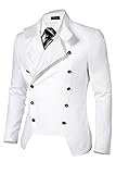 COOFANDY Men's Luxury Slim Fit Suit Blazer