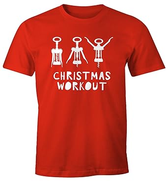 Moonworks Herren T Shirt Weihnachten Lustig Christmas