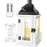 Homemory Memorial Lantern Bereavement Sympathy Gifts for Loss of Loved One, Memorial Gifts for Loss of Mother Loss of Father in Memory of Loved One Remembrance Gift with LED Candle & Remote