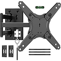 Suptek Lockable RV TV Mount for 13-43 Inch TVs | Full Motion Locking Wall Mount for Camper, Trailer, Motorhome, Boat, Truck,