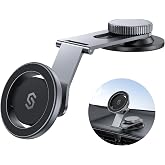 SYNCWIRE MagSafe Car Mount for Dashboard,Foldable Aluminum Arm,Space Gray | Premium Magnetic Phone Holder for Tesla&Cars,Stro