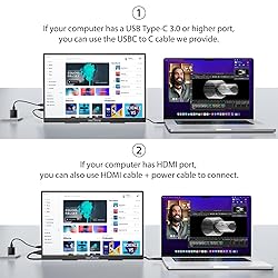 InnoView 2K 180HZ Portable Monitor, 18" OD Gameplus