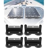 Magnetic Solar Panel Mount No Drill Z Bracket Kit for RV Boat Roof | Magnetic Solar Panel Mount, Metal Z Bracket Kit with Magnetic Base for RV, Boat, Trailer and Off Grid Solar Systems