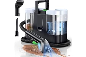 LABIGO Portable Carpet & Upholstery Cleaner, 18Kpa Carpet Cleaner Machine for Deep Stain Removal, Spot Cleaner for Pet Accidents, Area Rugs, Stairs, Car Seats & Couches, Includes Tools & Self-Cleaning