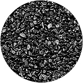 Natural Chip Stone Beads 450pcs Black Obsidian Chips 5-8mm Genuine Real Irregular Healing Crystal Rocks Hole Drilled DIY Loose Gemstone Beads for Jewelry Making Bracelet Earrings Necklace Crafting