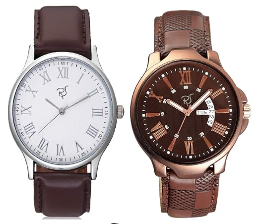 Rico Sordi Mens Set of 2 PU Watch (RS_2_D&D2)