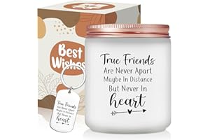 Risnoae Best Friend Birthday Gift for Women - Friendship Christmas Gifts - Cool Candle Gift for Female Friend