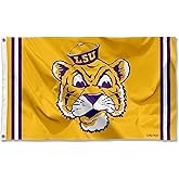 College Flags & Banners Co. Louisiana State LSU Tigers Vintage Retro Throwback 3x5 Banner Flag