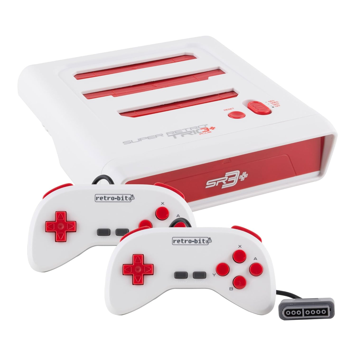 Retro-Bit Super RetroTRIO Plus 3 in 1 System Console - Not Machine Specific: Video Games