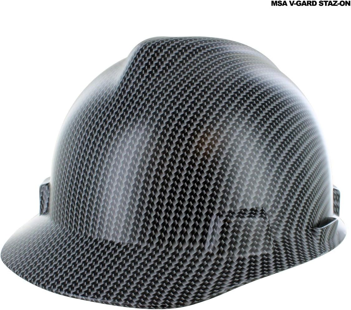 Custom Hydrographic Black Carbon Fiber Hard Hat II