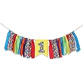 Very Hungry Caterpillar 1st Birthday High Chair Banner - Spring Rustic One Highchair Banner, 1st Birthday Decorations for Kids, 1stBirthday Party Photo Backdrop