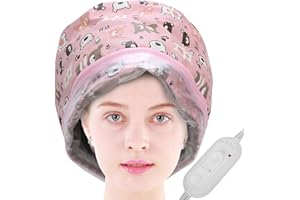 Hair Steamer Thermal Heat for Hair Spa Beauty Steamer Nourishing Hat Hair Thermal Treatment Hair Care Device with 3 Mode Temp