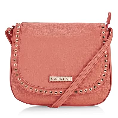 Caprese Abbey Womens Sling Bag (Peach)