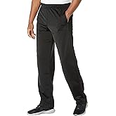 adidas Men's Essentials Warm-up Open Hem 3-Stripes Tracksuit Bottoms