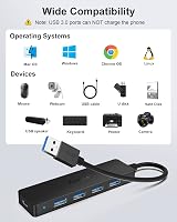 Aceele USB 3.0 Hub 5-in-1 with Type C Powered Port for MacBook iMac Dell PS5 view 6
