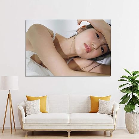 Amazon 今田美桜 いまだ みお Imada Mio ポスター フレームなし キャンバスファブリック布印刷 インテリア 現代壁の装飾 リビングルーム お店 模様替え 12 18inch 30 45cm ウォールステッカー オンライン通販
